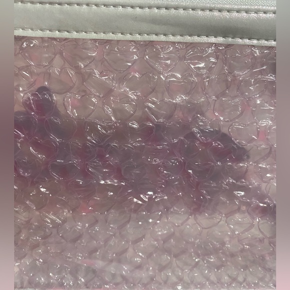 NWT Victoria’s Secret Pink makeup case cosmetic bag beauty bag travel case heart - Picture 7 of 7